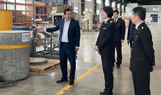 淄博海关刘关长一行莅临指导